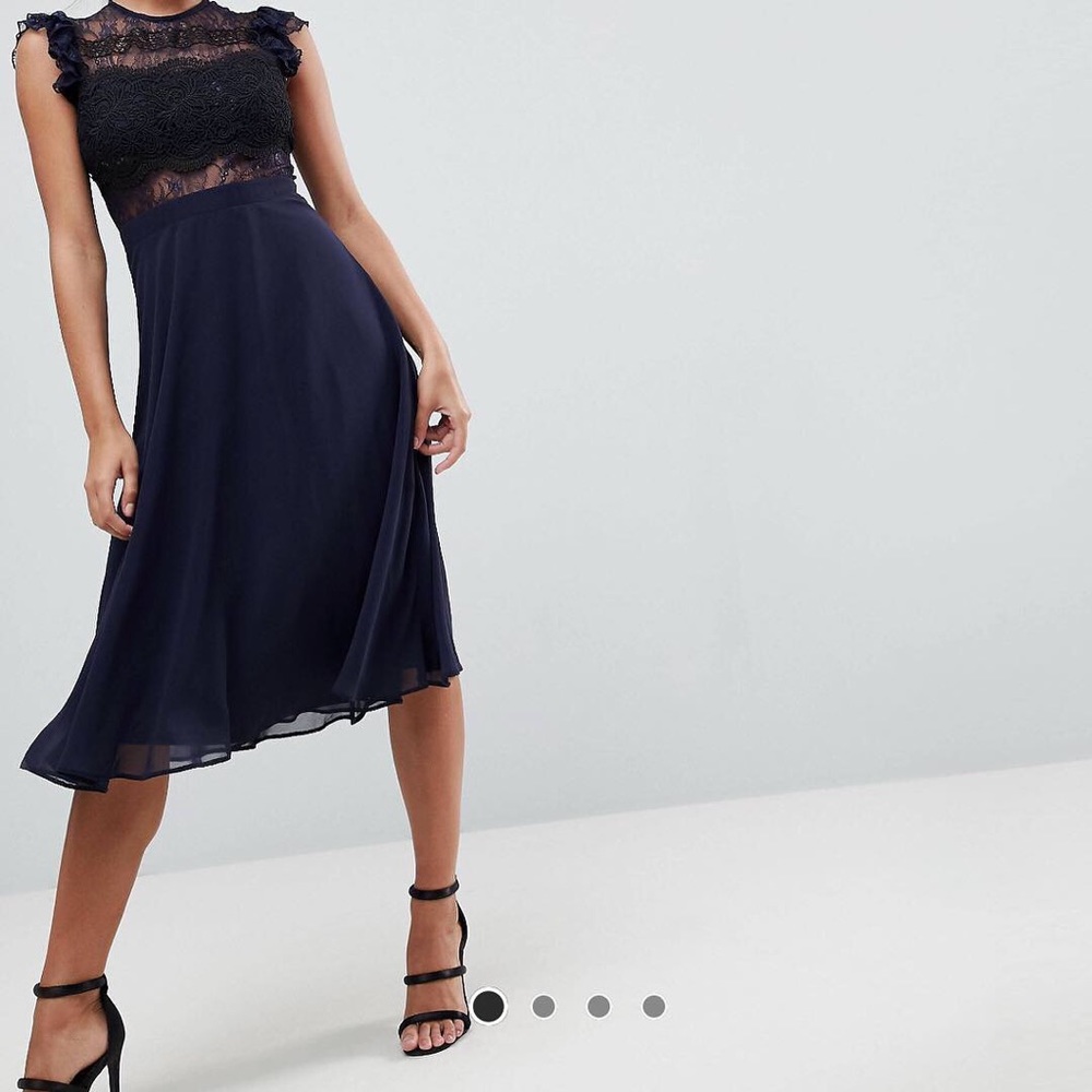 ASOS Lace Midi Dress